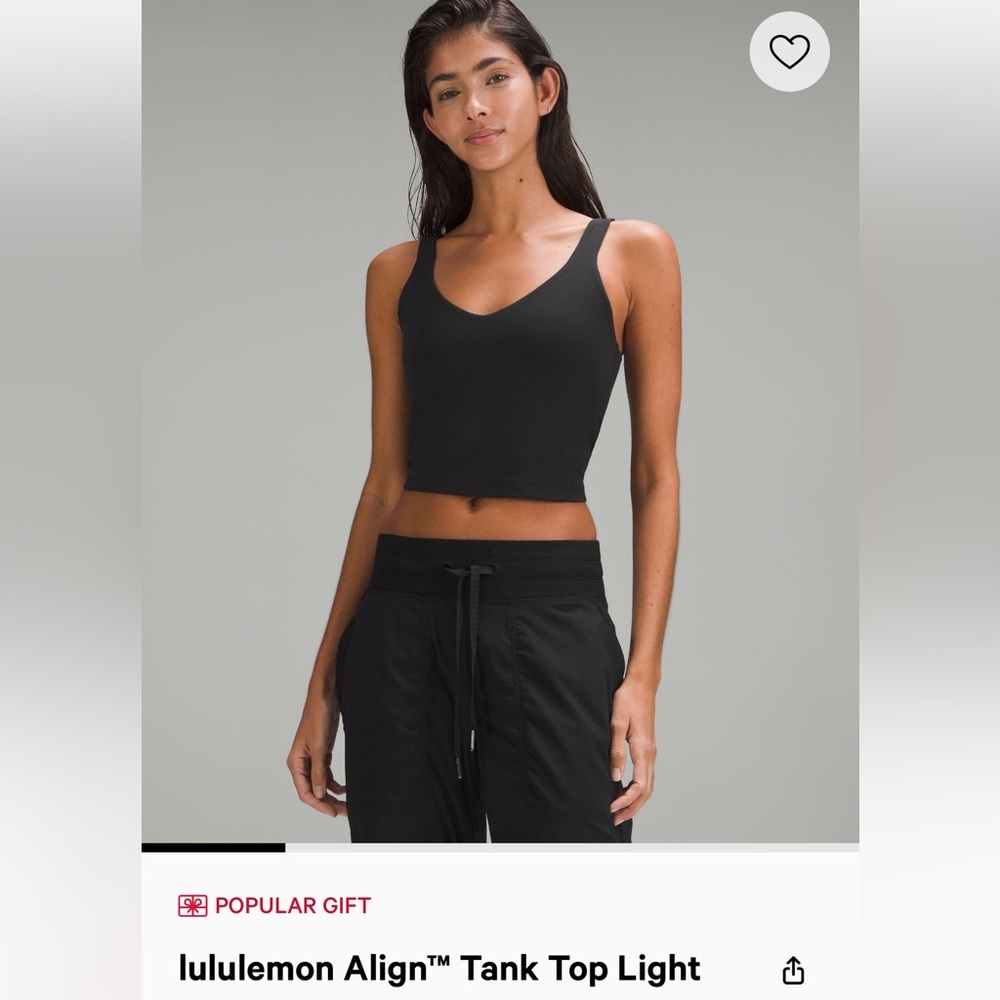 Lululemon Align Tank in Black